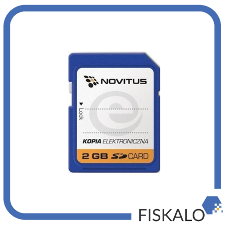 Karta SD Novitus - elektroniczny nośnik danych
