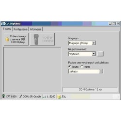 Manager OPT - oprogramowanie obsługi kolektora danych dla CDN Optima