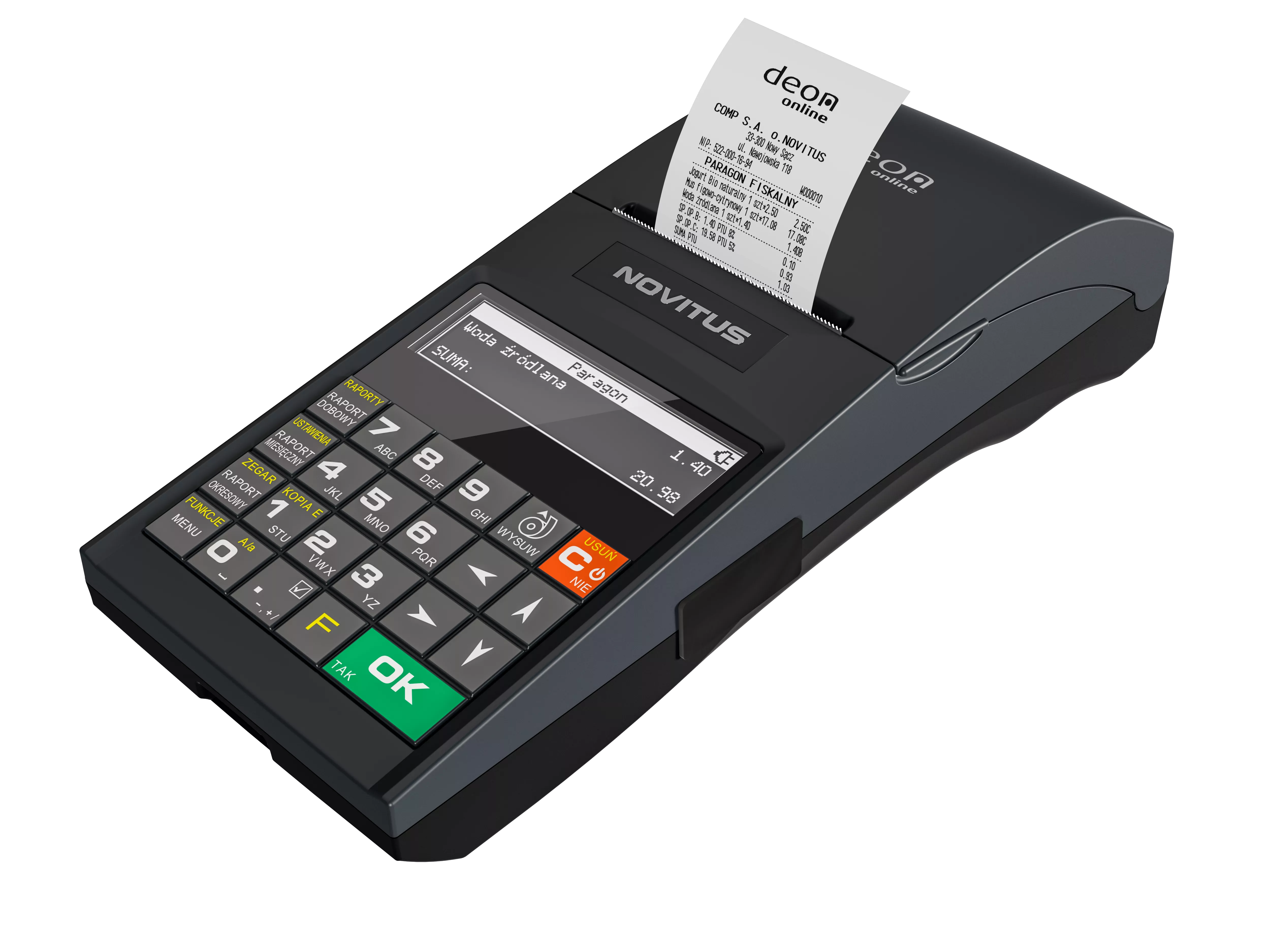 Drukarka fiskalna NOVITUS Deon Online