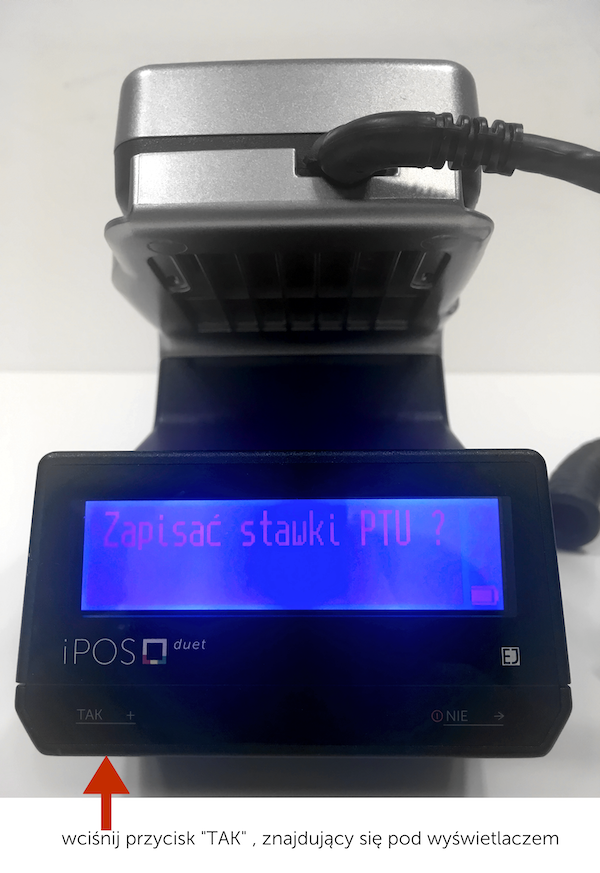 Raport dobowy w kasoterminalu iPOS Duet