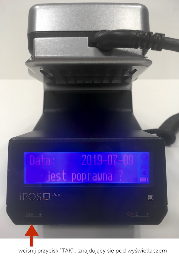 Raport dobowy w kasoterminalu iPOS Duet