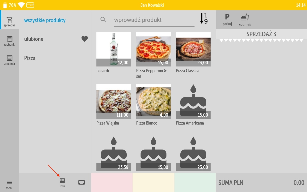 Ulobione w kasoterminalach iPOS