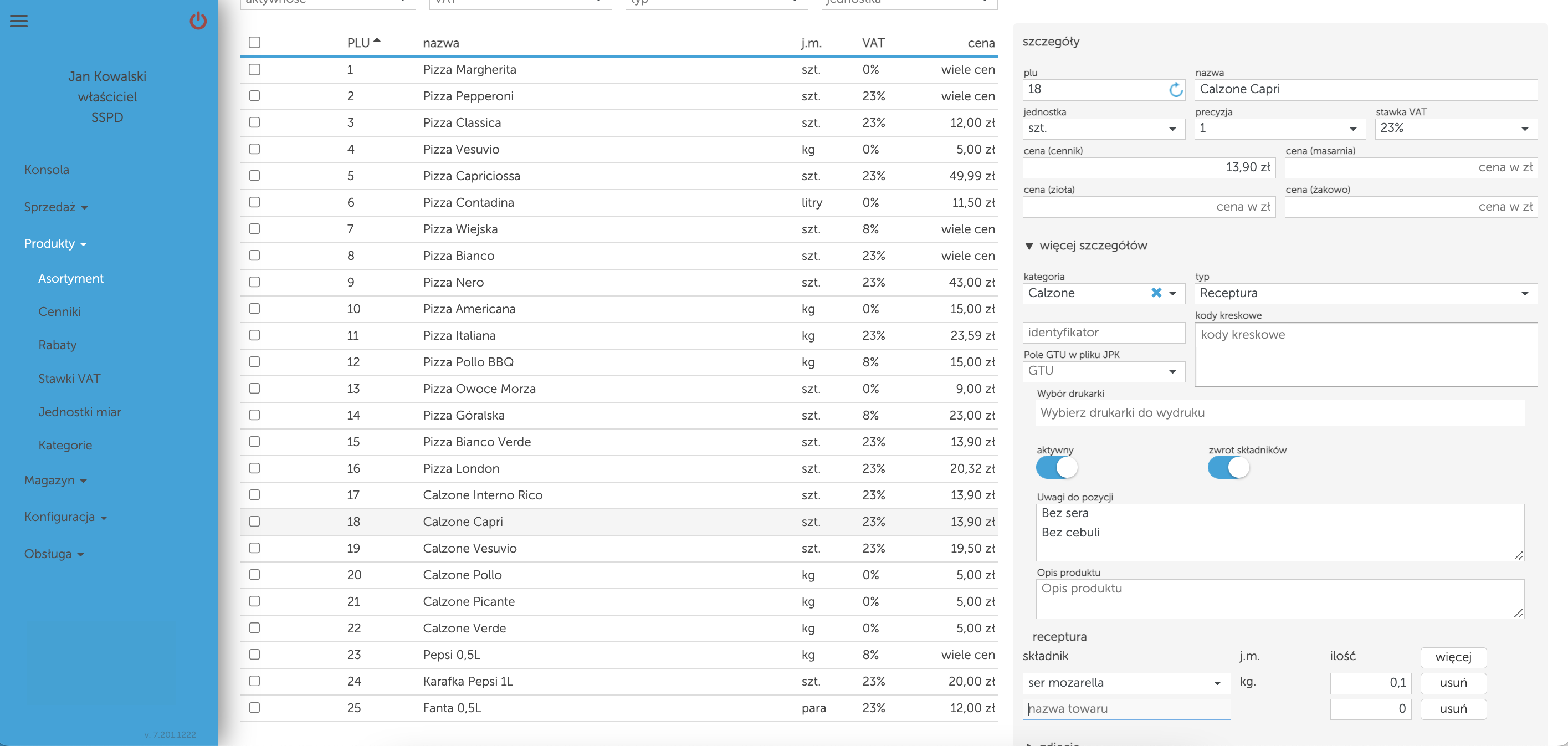 Uwagi w kasoterminalach iPOS